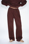 ZARA PLUSH STRAIGHT LEG FLEECE PANTS